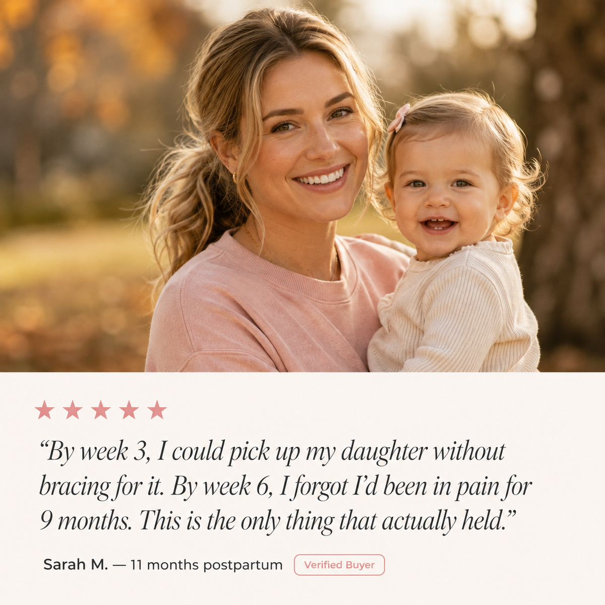 Cradle Postpartum Lumbar Belt