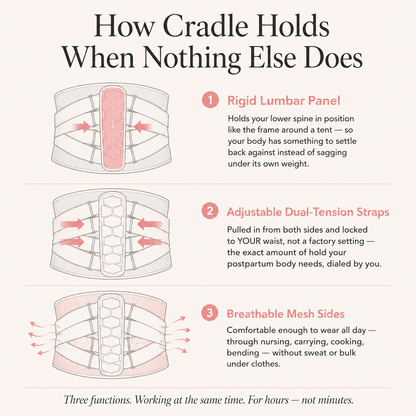 Cradle Postpartum Lumbar Belt