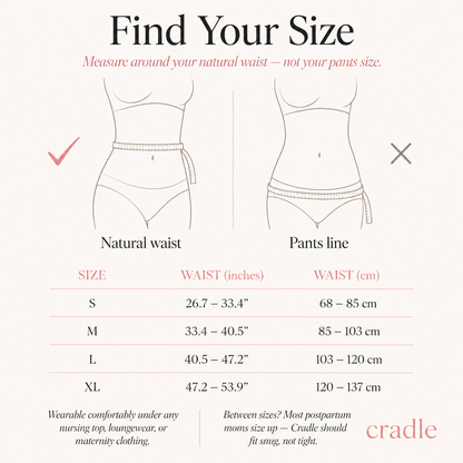 Cradle Postpartum Lumbar Belt